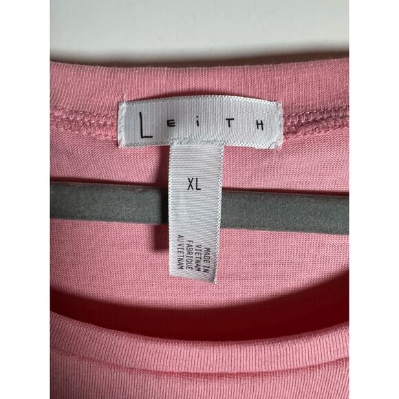 LEITH Dress NWT $56 Sleeveless Ruched Pink Dress Size XL - Picture 9 of 9